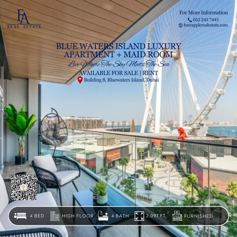 Bluewaters Island | Luxury Apartment
