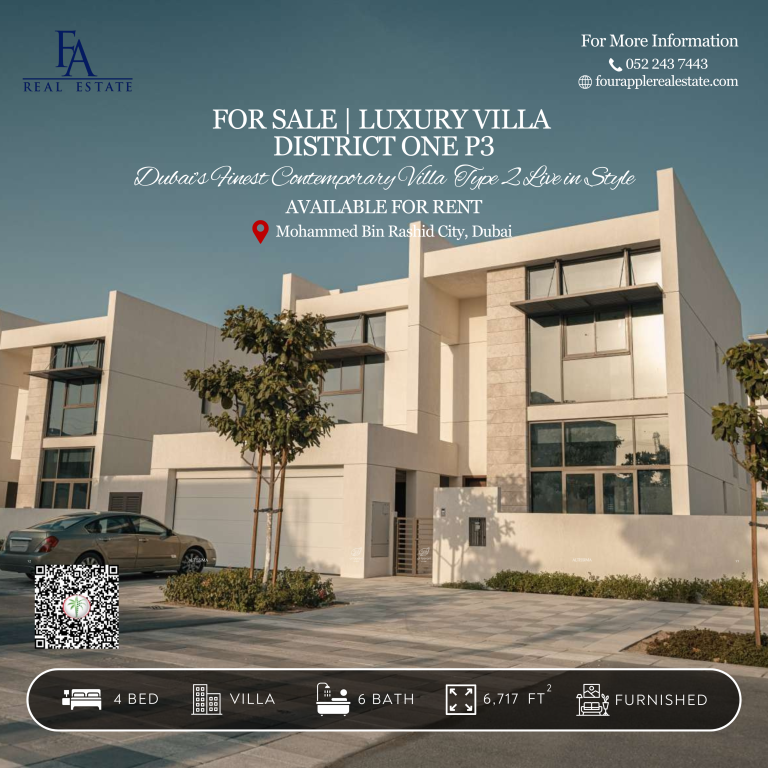 For Sale | Luxury Villa – District One P3