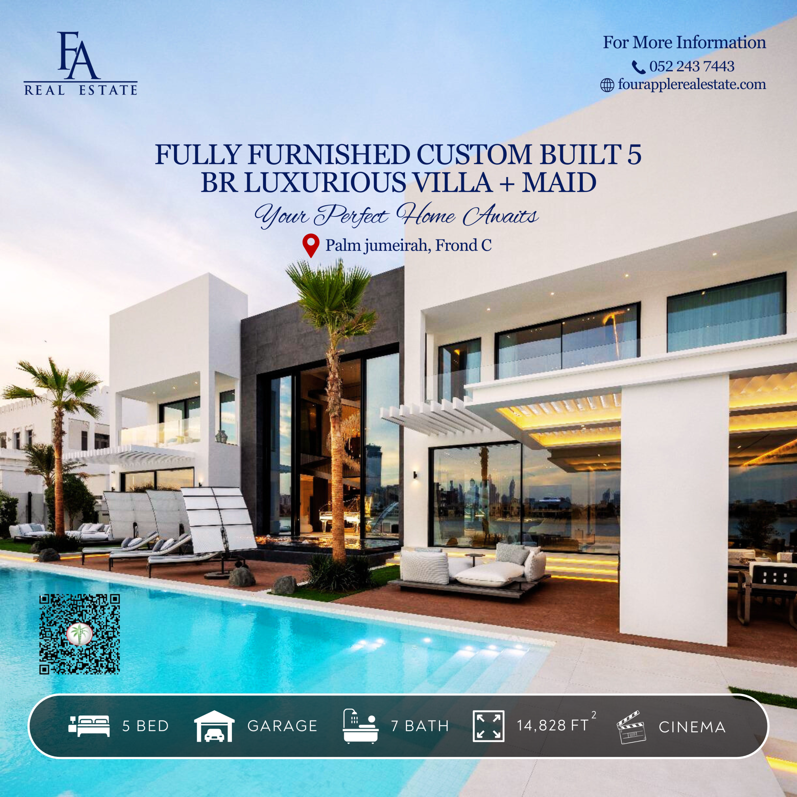 Luxurious 5-Bedroom Villa + MAID | Private Pool