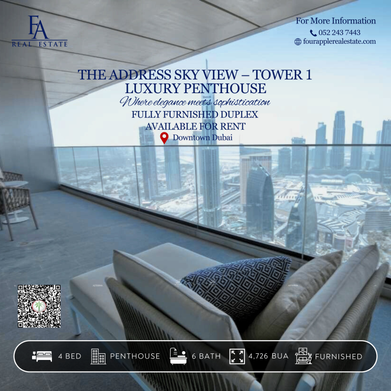 The Address Sky View – Tower 1 | Luxury Penthouse