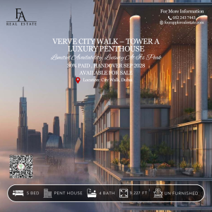 VERVE City Walk – Tower A | Luxury Penthouse